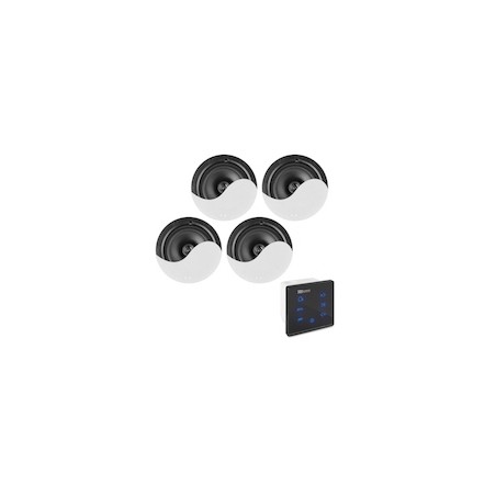 Powerline A100BSet In-Wall with 4 Ceiling Speak.
