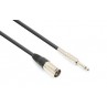 CX312-1 Cable XLR M-6.3 M 1.5m