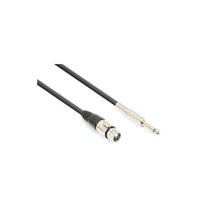 CX314-1 Cable XLR F-6.3 Mono 1,5m