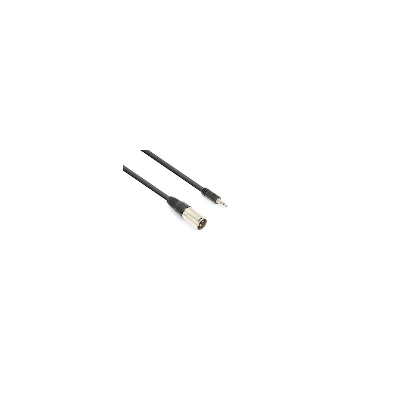 CX318-05 Cable XLR M-3.5 St. 0.5m