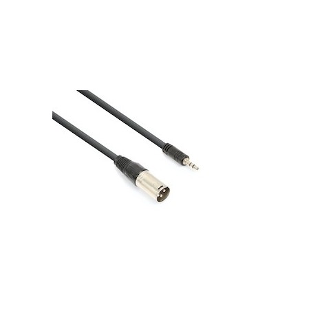 CX318-05 Cable XLR M-3.5 St. 0.5m