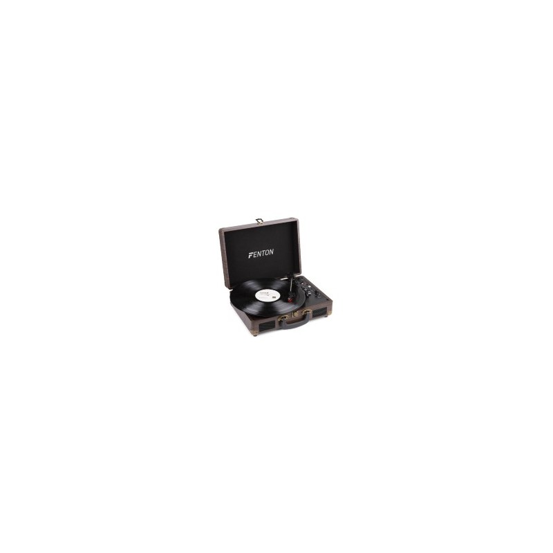RP115B Record Player Briefc. Wood