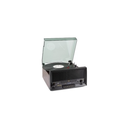 RP135W Record Player 60 Dark Wood