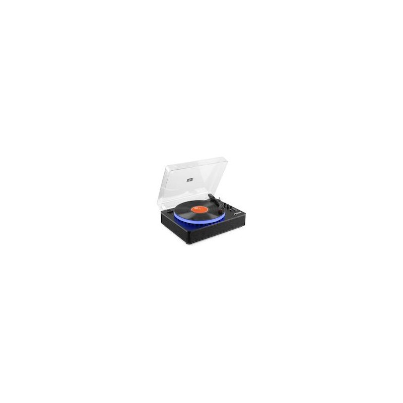 RP162LED Record Player LED Btout Blk