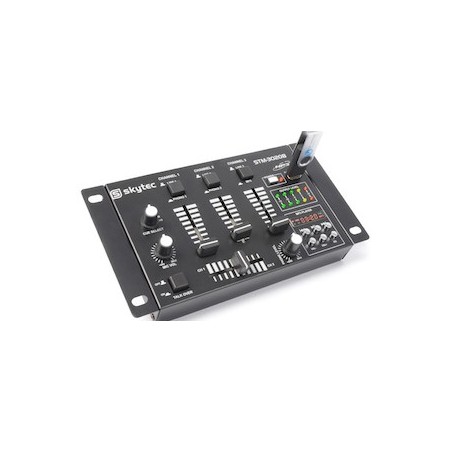 STM3020B 4ch. USB/SD mixer Black
