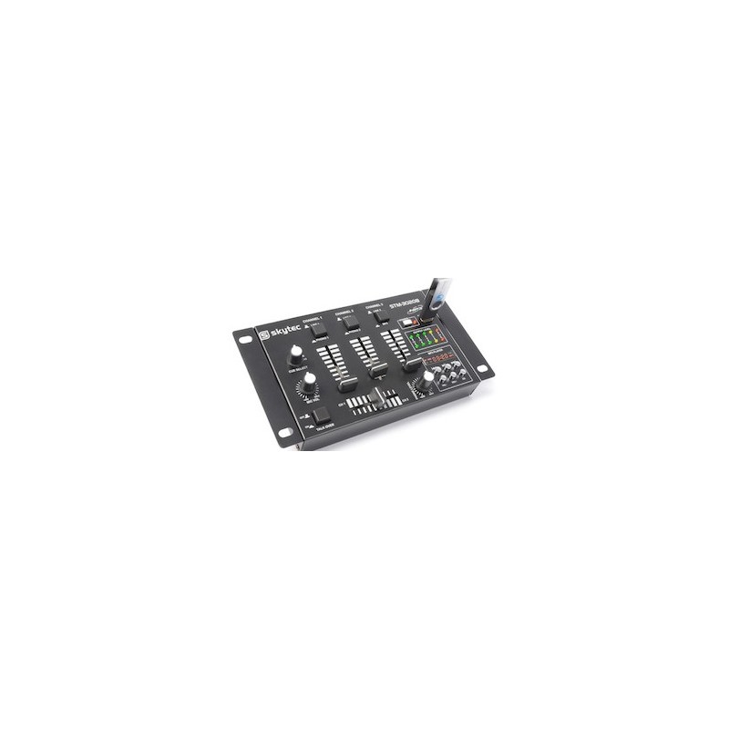 STM3020B 4ch. USB/SD mixer Black