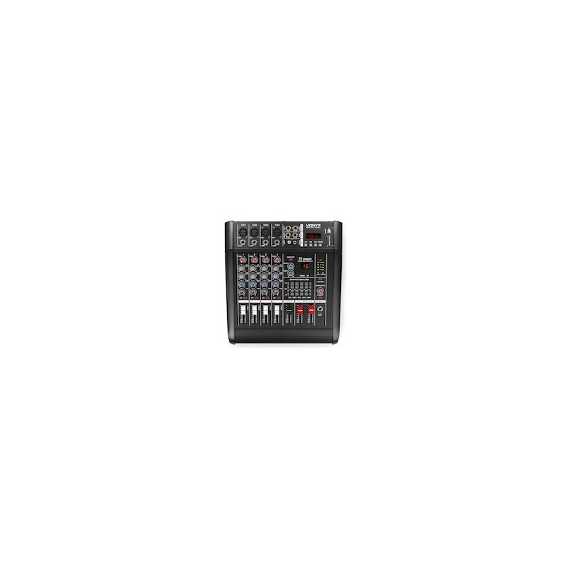 AM5A 5 Channel Amplified Mixer BT