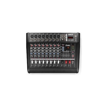 AM8A 8 Channel Amplified Mixer BT