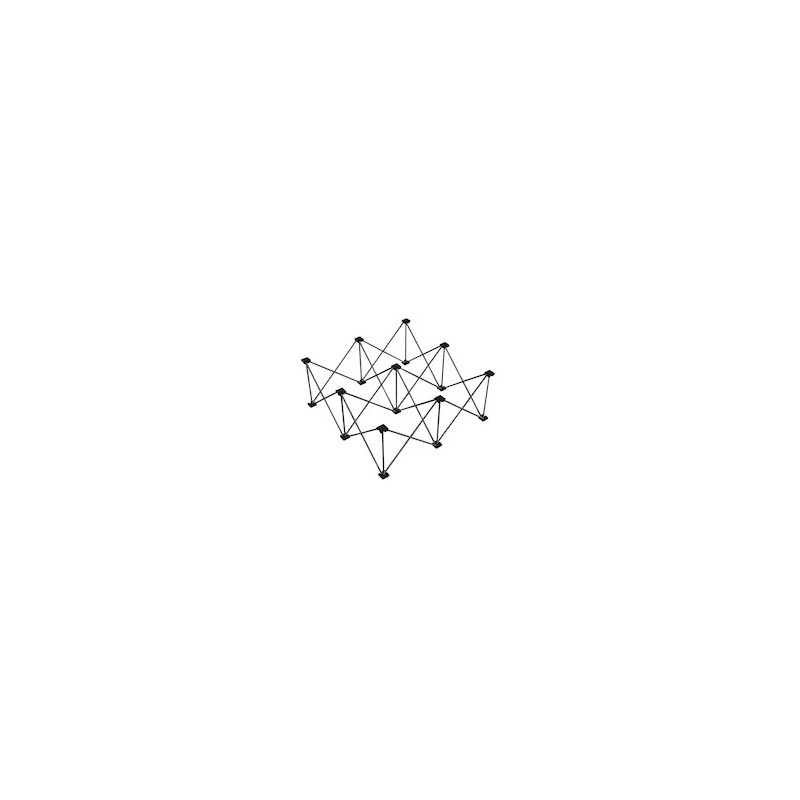 Spider D750 Risers 1x1 Black 40cm 