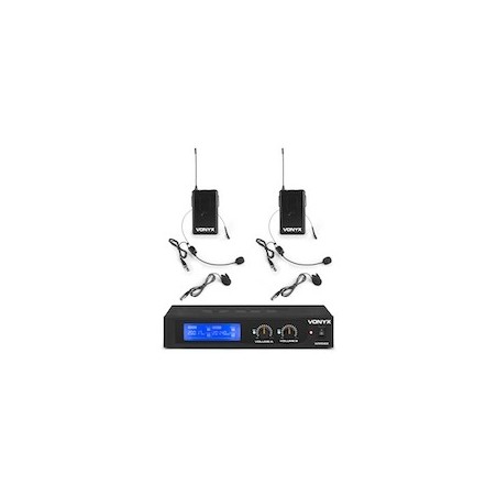 WM522B Micro VHF 2CH 2BP+headset