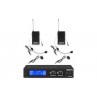 WM522B Micro VHF 2CH 2BP+headset