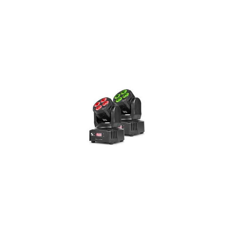 MHL36 Set 2xWash 4x9W 3in1 incl bag