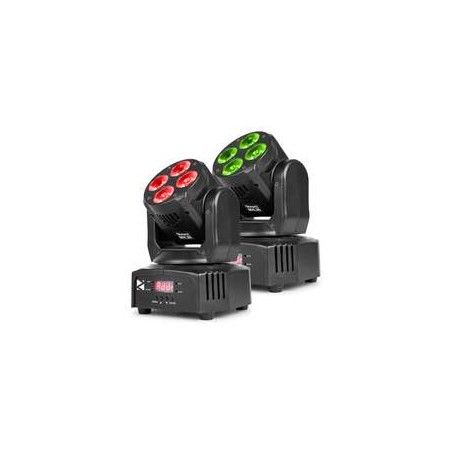 MHL36 Set 2xWash 4x9W 3in1 incl bag
