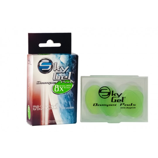 Crystal Green Damper Pads (8 Pads) in box