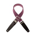 Stripe SC Cotton Prugna 5 cm terminali Twinkle Nero, fibbia Recta Argento