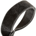 Stripe SS Cotton Washed Nero 5 cm terminali Colors Litchy, fibbia Recta Argento Stripe SS Cotton Washed Nero 5 cm terminali Colors Litchy, fibbia Recta Argento