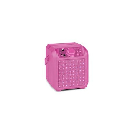 KAR50PKaraoke Sp.2Mic.BT LED PINK