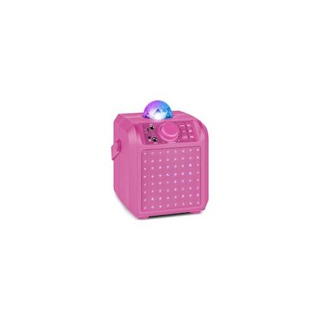 KAR55PKaraoke Sp.2Mic.BT LED JB PNK