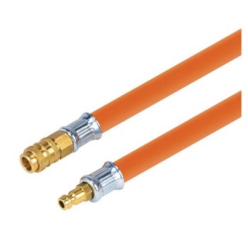 Prop gas hose incl. quick con. male/female - 10 m