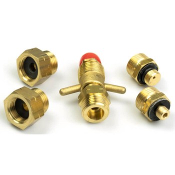 Propane gas adapter set for various countries