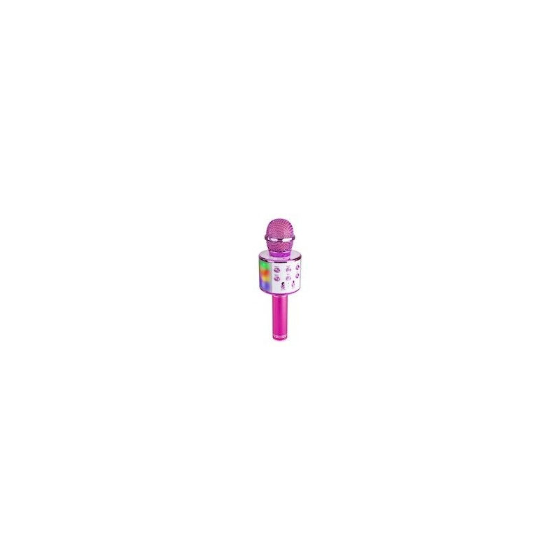 KM15P Karaoke Micro BT/MP3 LED Pink