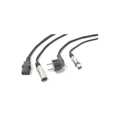 CX02-10 Shuko/XLR F-IEC/XLR M 10m