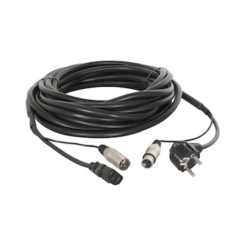 CX02-20  Shuko/XLR F-IEC/XLR M 20m