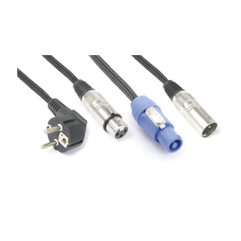 CX03-10 Shuko/XLR F-PwcA/XLR M10m