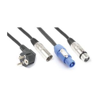 CX08-10 Shuko/XLR M-PwcA/XLR F10m