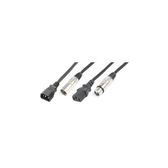 CX09-10 IEC M/XLR M-IEC F/XLR F 10m