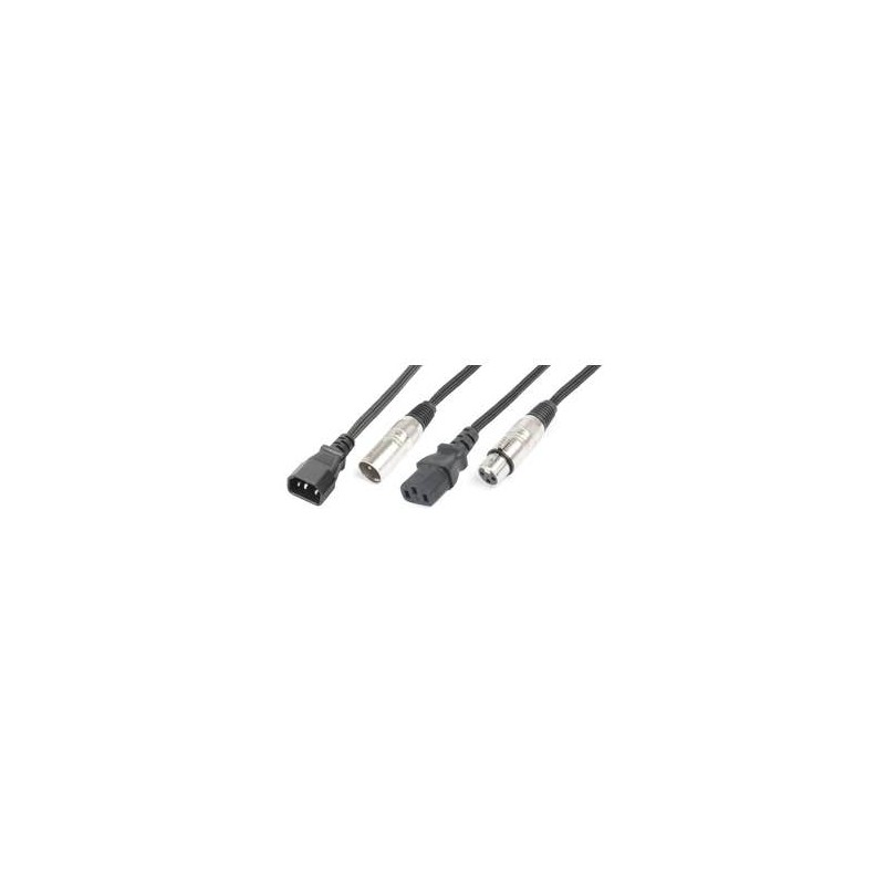 CX09-15 IEC M/XLR M-IEC F/XLR F 15m