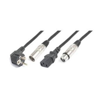 CX10-10 Shuko/XLR M-IEC F/XLR F 10m