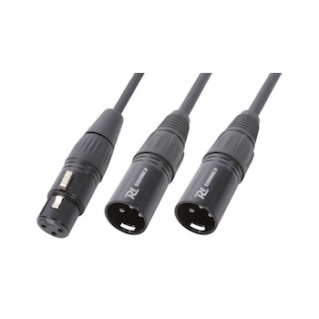 CX140 Cable Splitter XLR F-2 XLR M