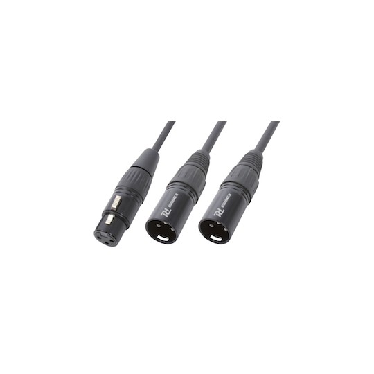 CX140 Cable Splitter XLR F-2 XLR M