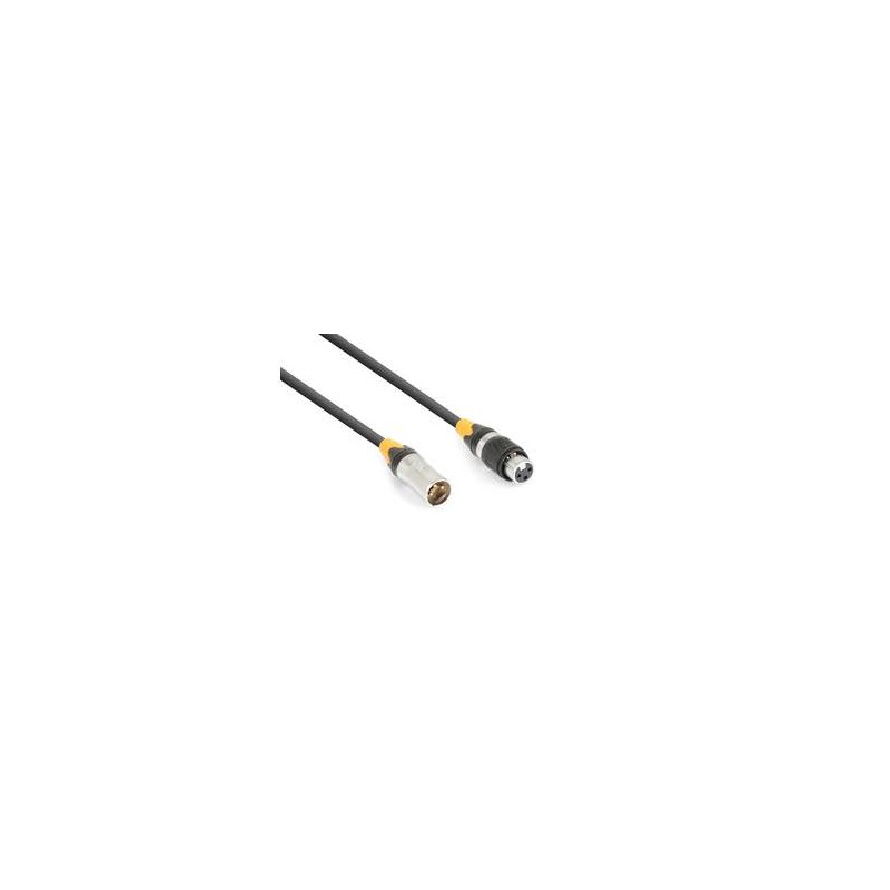 CX104-6 DMX Cable IP65 XLR M-F 6m