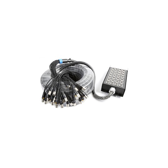 CX166 Stage Snake XLR 24 F+4 M 30m