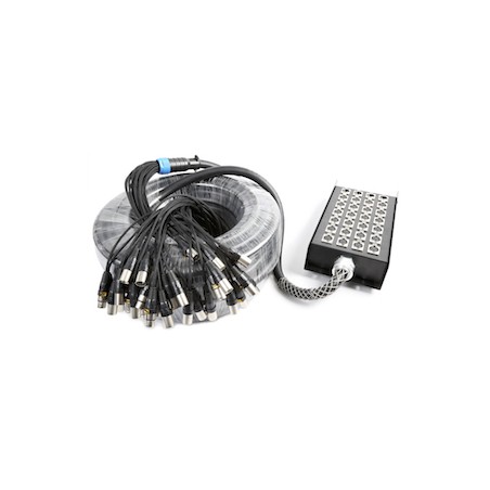 CX166 Stage Snake XLR 24 F+4 M 30m
