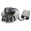 CX166 Stage Snake XLR 24 F+4 M 30m