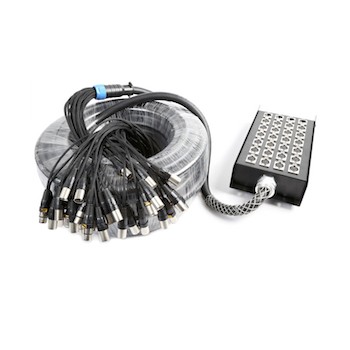 CX168 Stage Snake XLR 24 F+4 M 50m