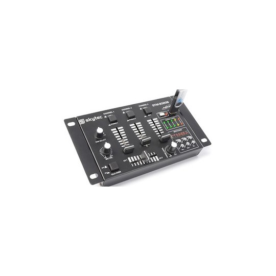 STM3020B 4ch. USB/SD mixer Black