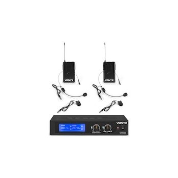 WM522B Micro VHF 2CH 2BP+headset