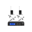 WM522B Micro VHF 2CH 2BP+headset