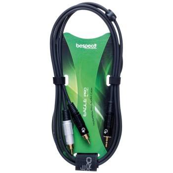 Cavo interlink - jack stereo  3,5 mm - 2 x RCA