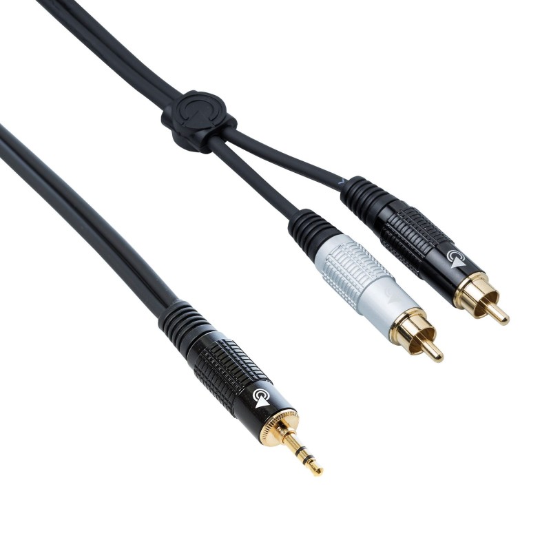 Cavo interlink - jack stereo  3,5 mm - 2 x RCA