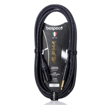 Cavo per speaker attivo - cannon maschio - jack  6,3 mm