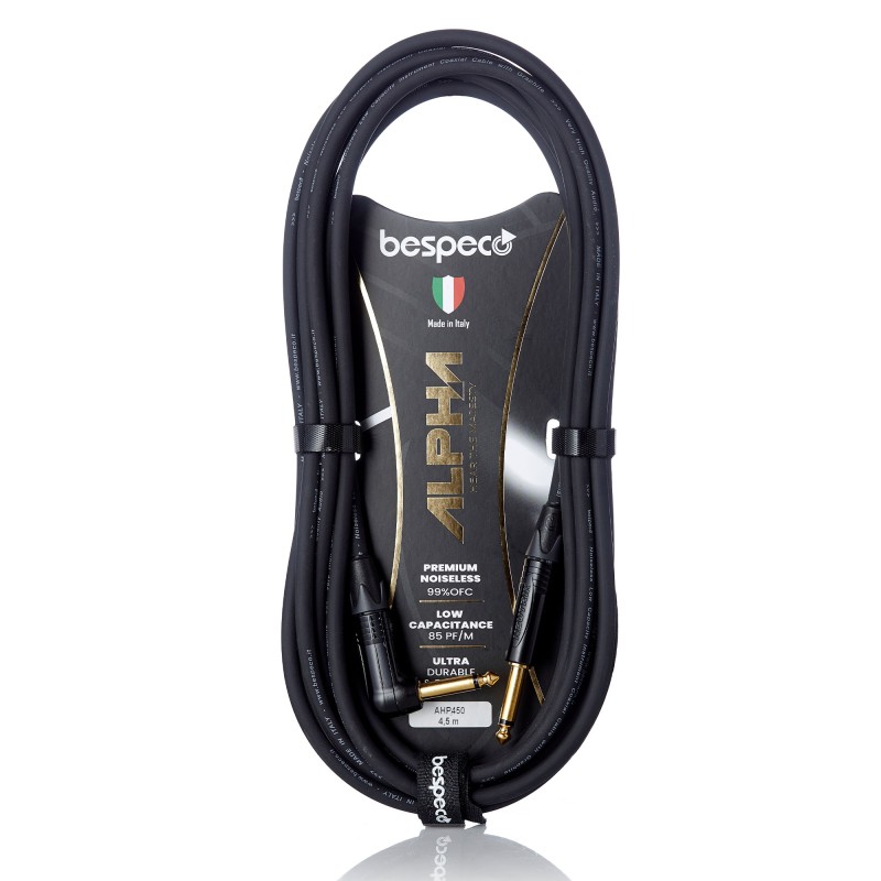 Cavo per strumenti - jack  6,3 mm - jack  6,3 mm 90