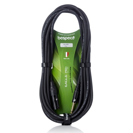 Cavo per speaker attivo - cannon maschio - jack  6,3 mm