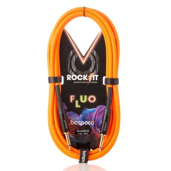 Cavo fluo per strumento - jack  6,3 mm - jack  6,3 mm