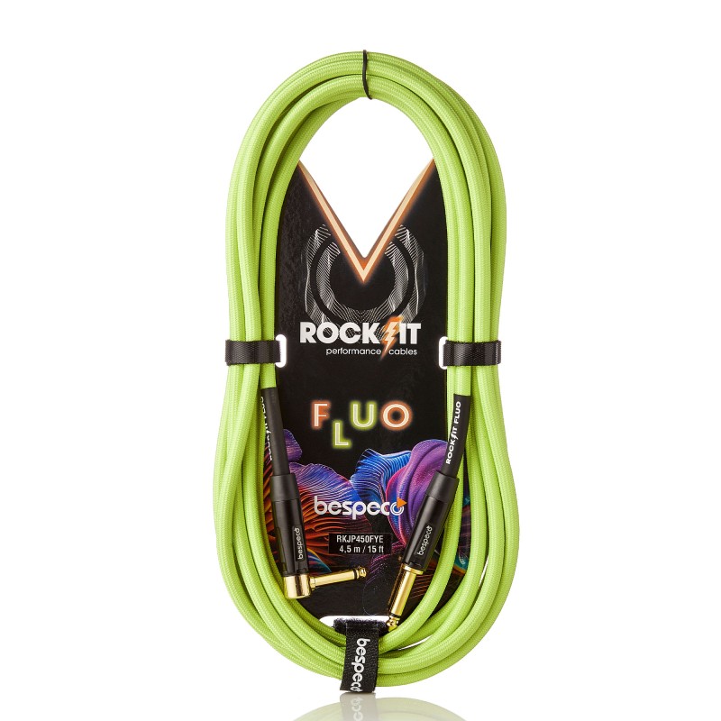 Cavo fluo per strumento - jack  6,3 mm - jack  6,3 mm 90