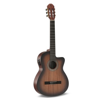 Chitarra Classica amplificata Student nera 4/4